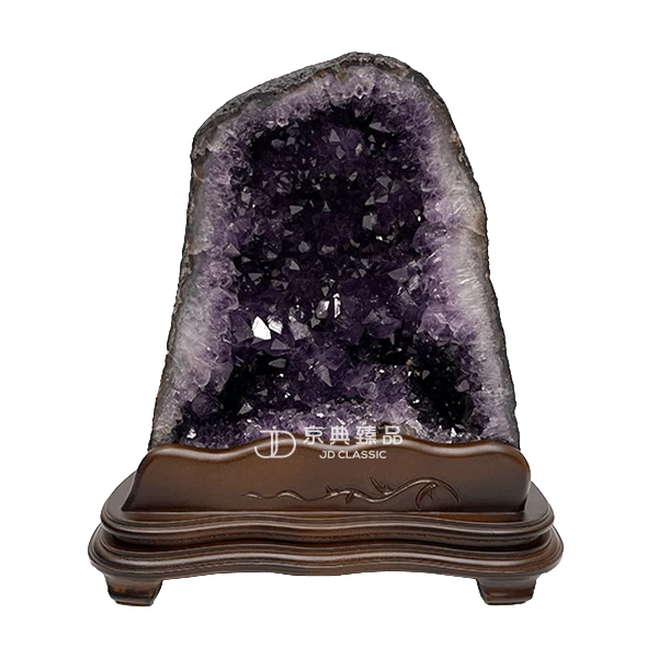 【京典臻品】 紫水晶洞 紫晶洞 ( 木型晶洞 ) 7.1KG 開運擺設