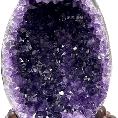 【京典臻品】 紫水晶恐龍蛋 紫水晶洞 ( 紫晶洞 ) 1.3KG 居家風水