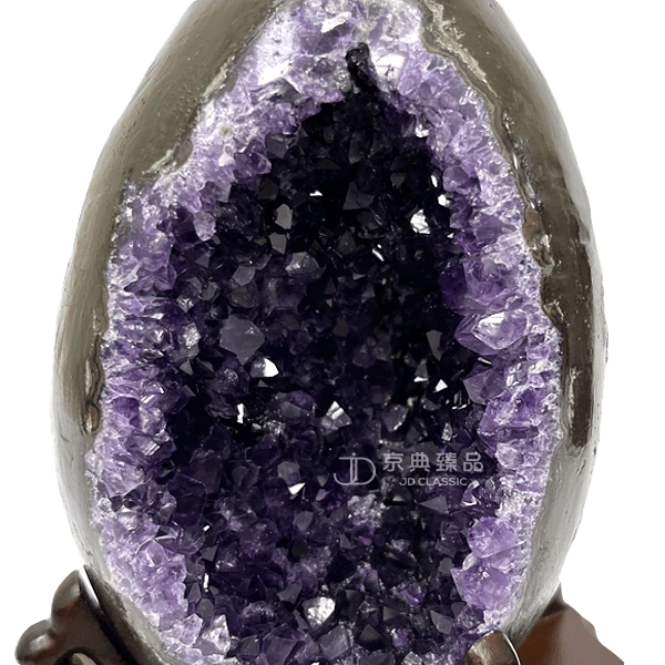 【京典臻品】 紫水晶恐龍蛋 紫水晶洞 ( 紫晶洞 ) 1.4KG 社交之石