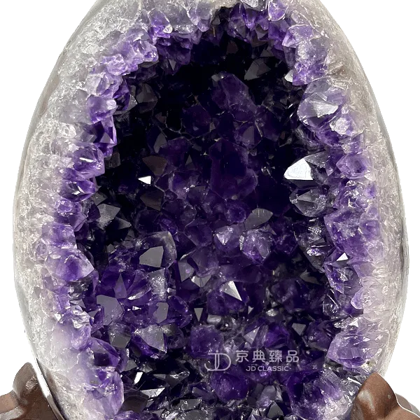 【京典臻品】 紫水晶恐龍蛋 紫水晶洞 ( 紫晶洞 ) 1.6KG 招財擺件