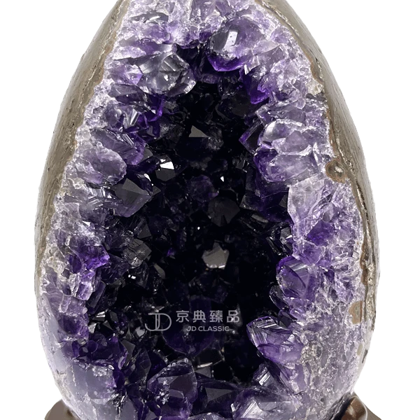 【京典臻品】 紫水晶恐龍蛋 紫水晶洞 ( 紫晶洞 ) 1.6KG 智慧型磁場
