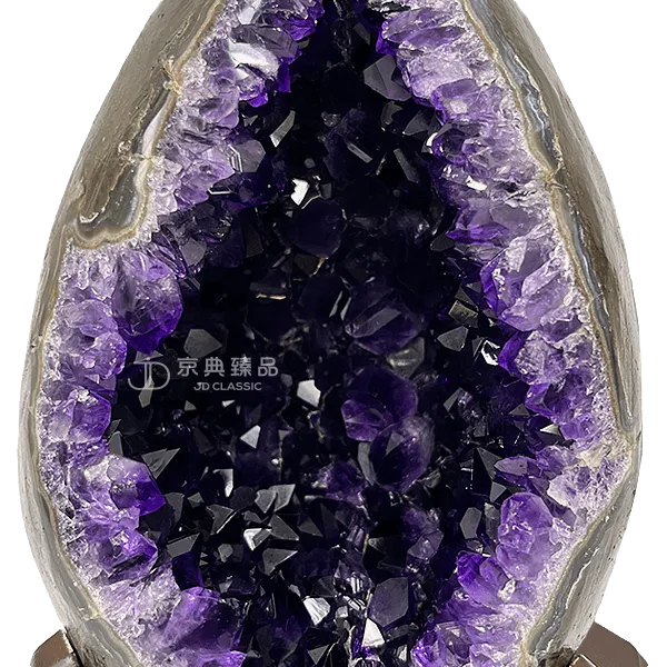 【京典臻品】 紫水晶恐龍蛋 紫水晶洞 ( 紫晶洞 ) 2.2KG 愛的守護石