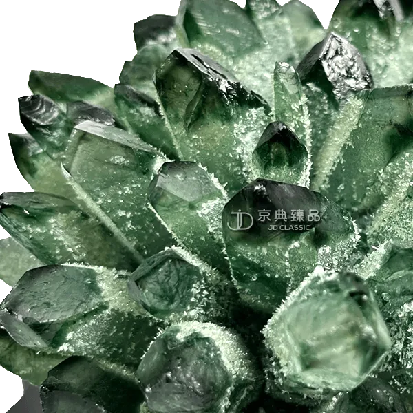 【京典臻品】 綠幽靈水晶簇 綠幽靈晶簇 ( 綠水晶簇 ) 2.63KG