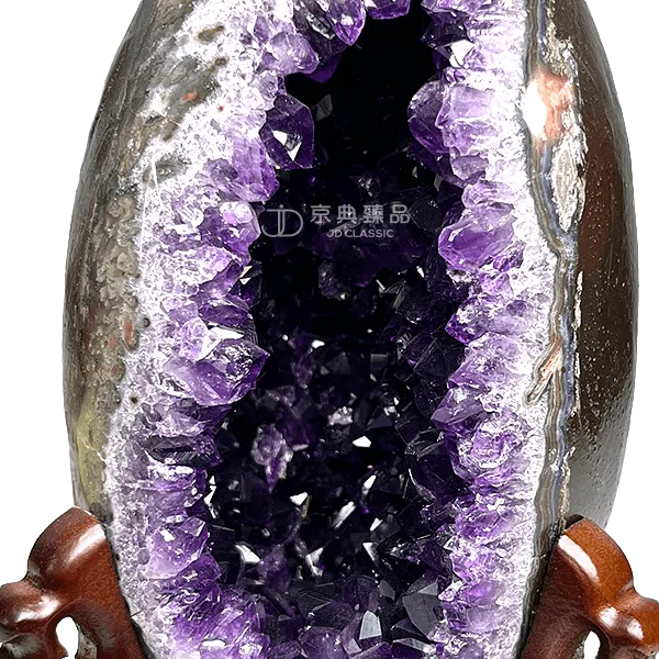 【京典臻品】 紫水晶恐龍蛋 紫水晶洞 ( 紫晶洞 ) 1.4KG 靈感昇華