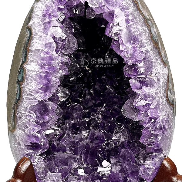 【京典臻品】 紫水晶恐龍蛋 紫水晶洞 ( 紫晶洞 ) 1.5KG 心靈撫慰