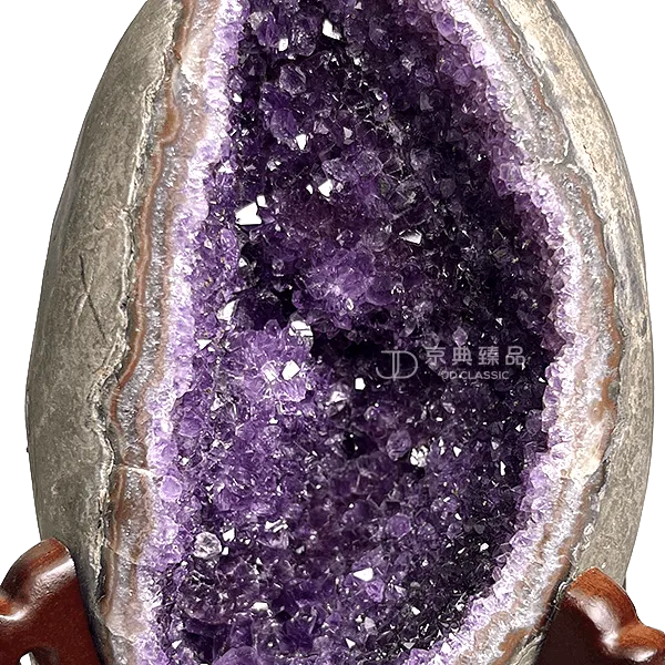 【京典臻品】 紫水晶恐龍蛋 紫水晶洞 ( 紫晶洞 ) 1.8KG 最佳風水石