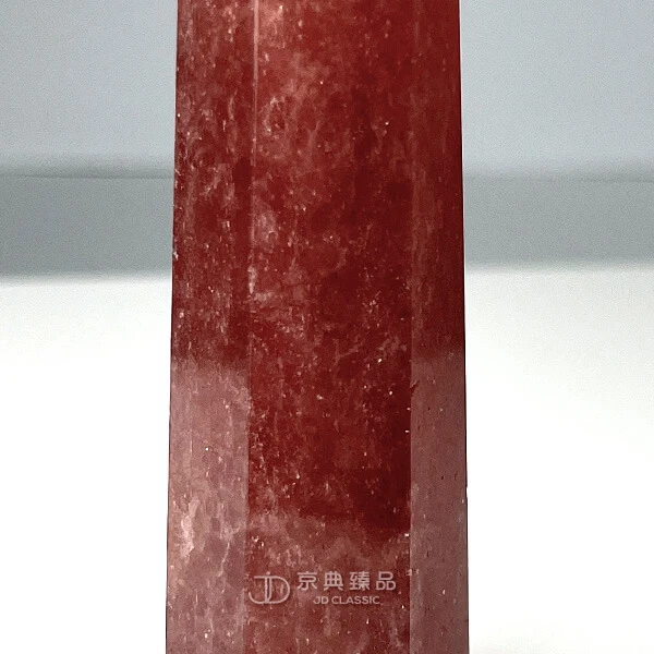 【京典臻品】 草莓晶柱 水晶柱 ( 晶柱 ) 88G